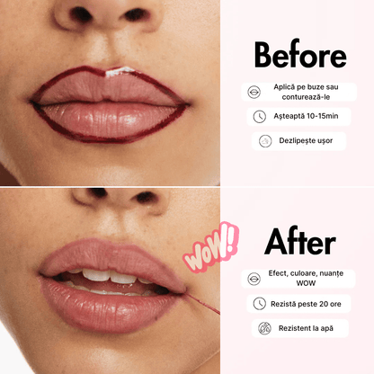 Ruj semi permanent peel - off Monbelle